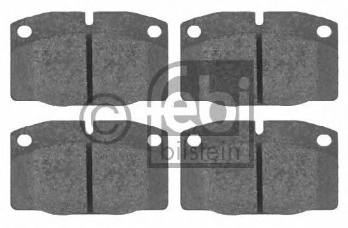 FEBI BILSTEIN 20939 - Brake Pad Set, disc brake Front Axle DAEWOO