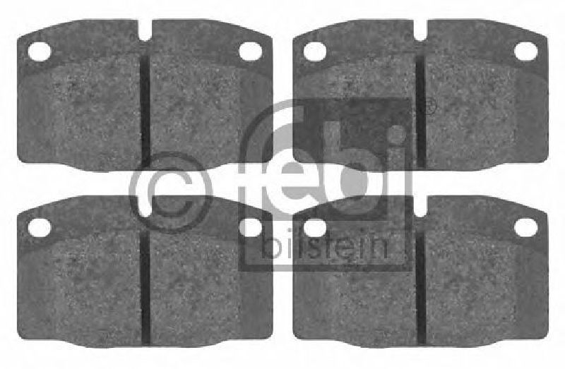FEBI BILSTEIN 20939 - Brake Pad Set, disc brake Front Axle DAEWOO