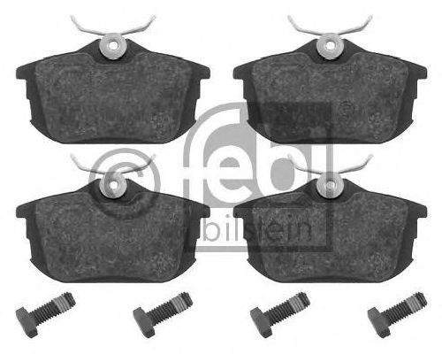 FEBI BILSTEIN 21861 - Brake Pad Set, disc brake Rear Axle MITSUBISHI