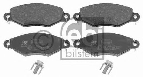 FEBI BILSTEIN 23205 - Brake Pad Set, disc brake Front Axle PEUGEOT
