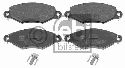 FEBI BILSTEIN 23205 - Brake Pad Set, disc brake Front Axle PEUGEOT