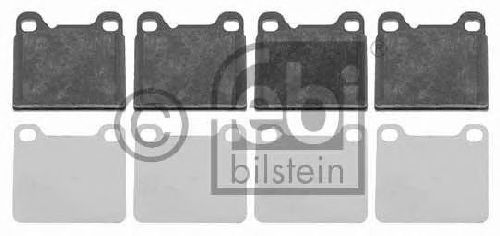 FEBI BILSTEIN 20755 - Brake Pad Set, disc brake Rear Axle