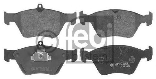 FEBI BILSTEIN 21413 - Brake Pad Set, disc brake Front Axle