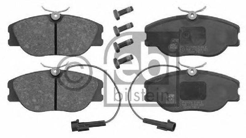 FEBI BILSTEIN 21074 - Brake Pad Set, disc brake Front Axle
