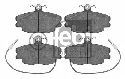 FEBI BILSTEIN 20937 - Brake Pad Set, disc brake Front Axle PEUGEOT