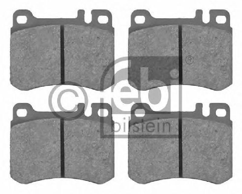 FEBI BILSTEIN 21024 - Brake Pad Set, disc brake Front Axle