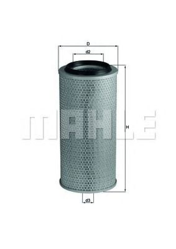 LX 236 KNECHT 77050511 - Air Filter MERCEDES-BENZ, FENDT