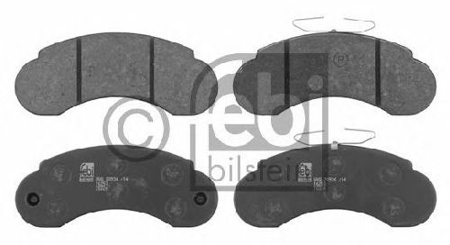 FEBI BILSTEIN 20934 - Brake Pad Set, disc brake Front Axle