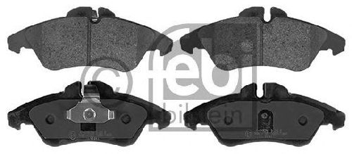 FEBI BILSTEIN 21576 - Brake Pad Set, disc brake Front Axle MERCEDES-BENZ