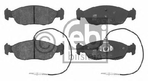 FEBI BILSTEIN 21430 - Brake Pad Set, disc brake Front Axle