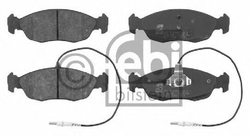 FEBI BILSTEIN 21430 - Brake Pad Set, disc brake Front Axle