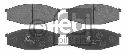 FEBI BILSTEIN 20863 - Brake Pad Set, disc brake Front Axle