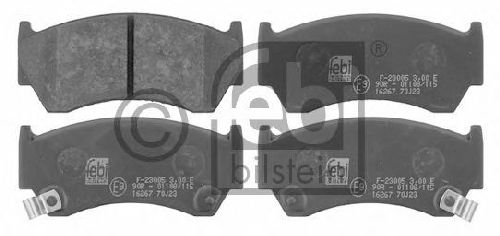 FEBI BILSTEIN 23005 - Brake Pad Set, disc brake Front Axle