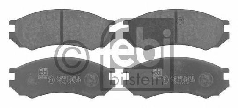 FEBI BILSTEIN 21280 - Brake Pad Set, disc brake Front Axle
