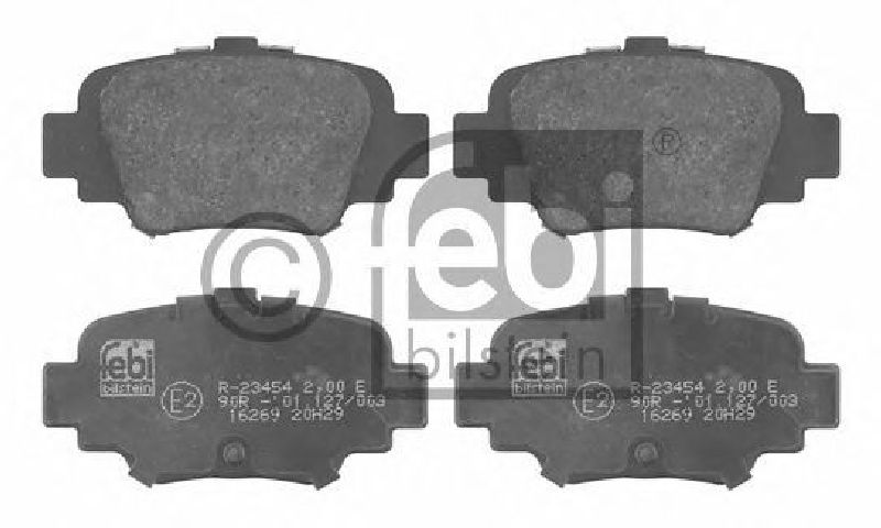 FEBI BILSTEIN 23454 - Brake Pad Set, disc brake Rear Axle