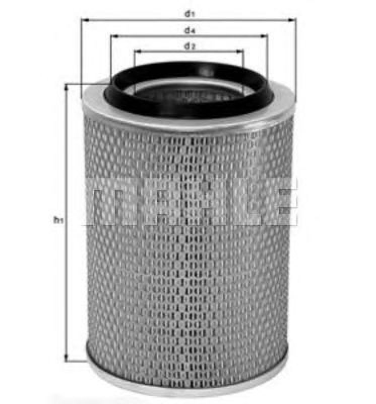 LX 240 KNECHT 72007458 - Air Filter MAN