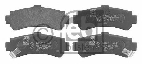 FEBI BILSTEIN 23024 - Brake Pad Set, disc brake Rear Axle