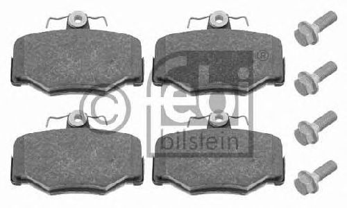 FEBI BILSTEIN 21545 - Brake Pad Set, disc brake Rear Axle NISSAN