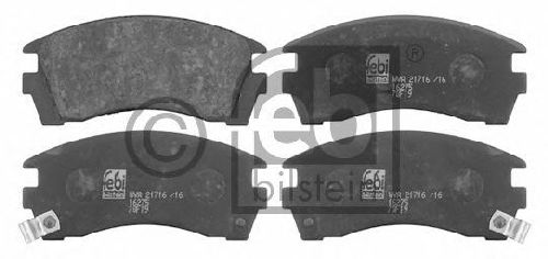 FEBI BILSTEIN 21716 - Brake Pad Set, disc brake Front Axle