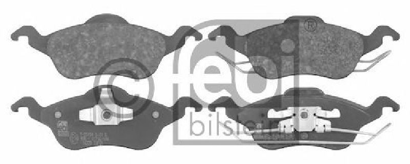 FEBI BILSTEIN 23154 - Brake Pad Set, disc brake Front Axle