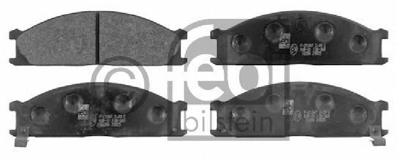 FEBI BILSTEIN 21349 - Brake Pad Set, disc brake Front Axle