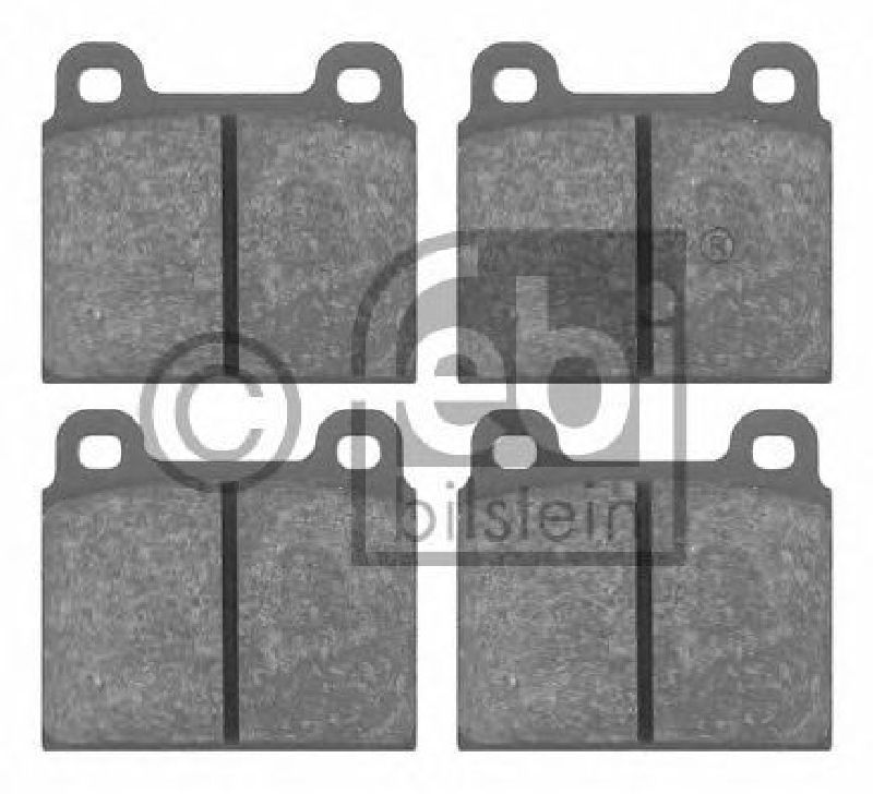 FEBI BILSTEIN 20011 - Brake Pad Set, disc brake Front Axle