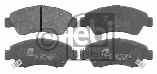 FEBI BILSTEIN 21697 - Brake Pad Set, disc brake Front Axle
