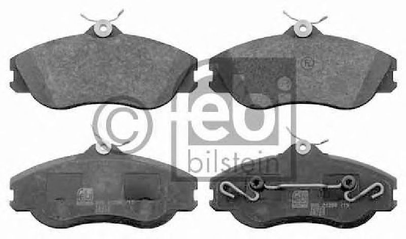FEBI BILSTEIN 21138 - Brake Pad Set, disc brake Front Axle