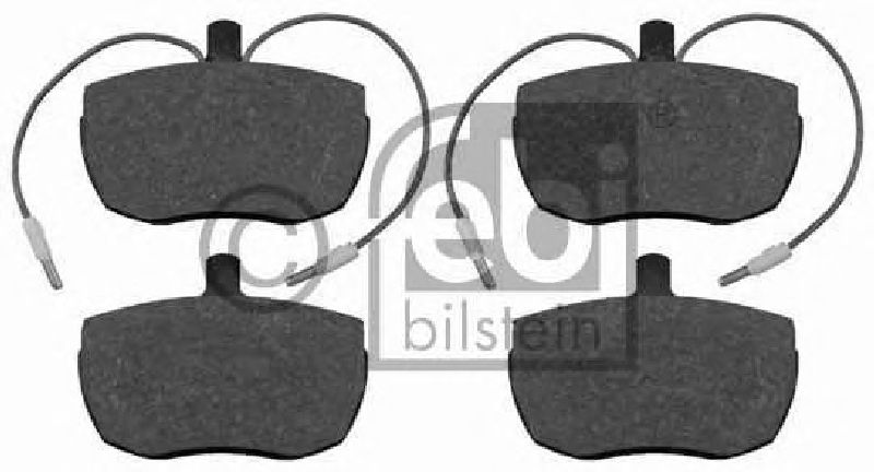 FEBI BILSTEIN 20759 - Brake Pad Set, disc brake Front Axle