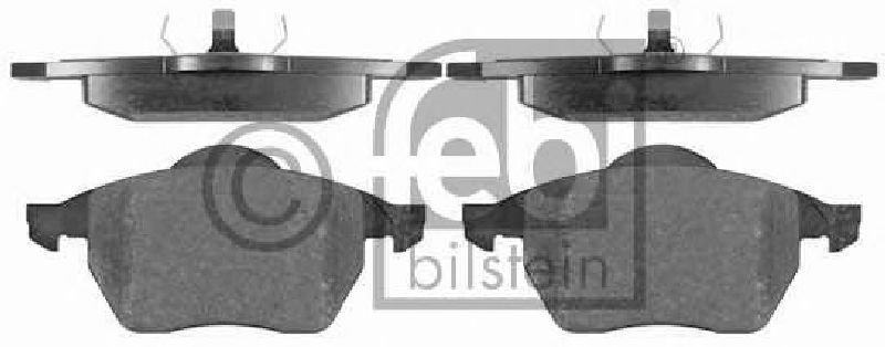 FEBI BILSTEIN 21624 - Brake Pad Set, disc brake Front Axle