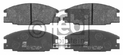 FEBI BILSTEIN 21544 - Brake Pad Set, disc brake Front Axle OPEL