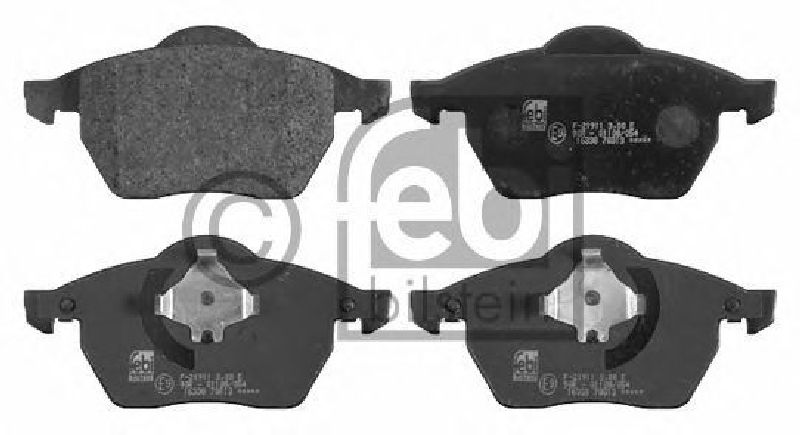 FEBI BILSTEIN 21911 - Brake Pad Set, disc brake Front Axle SKODA, SEAT