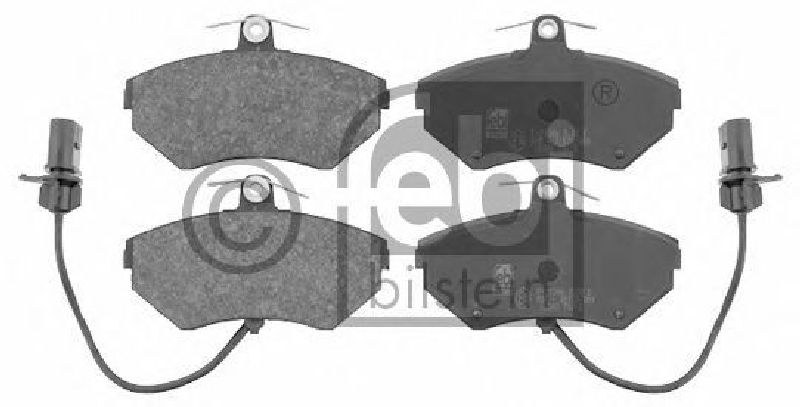FEBI BILSTEIN 21393 - Brake Pad Set, disc brake Front Axle SEAT