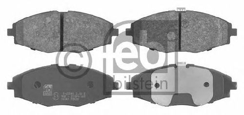 FEBI BILSTEIN 23241 - Brake Pad Set, disc brake Front Axle CHEVROLET, DAEWOO