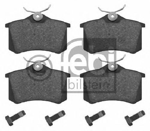 FEBI BILSTEIN 20961 - Brake Pad Set, disc brake Rear Axle VW, SEAT