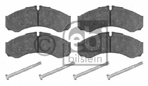 FEBI BILSTEIN 29121 - Brake Pad Set, disc brake Rear Axle