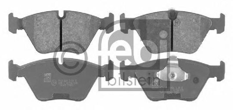 FEBI BILSTEIN 21676 - Brake Pad Set, disc brake Front Axle