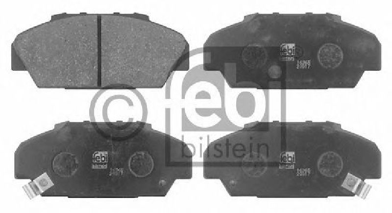 FEBI BILSTEIN 21700 - Brake Pad Set, disc brake Front Axle