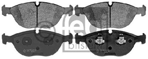 FEBI BILSTEIN 21484 - Brake Pad Set, disc brake Front Axle