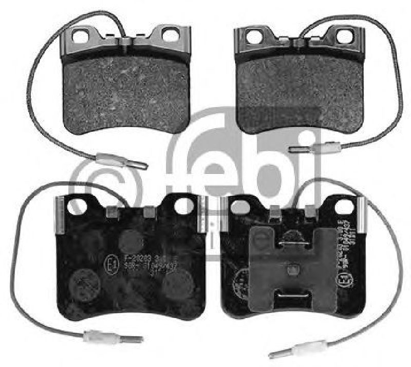 FEBI BILSTEIN 21179 - Brake Pad Set, disc brake Front Axle