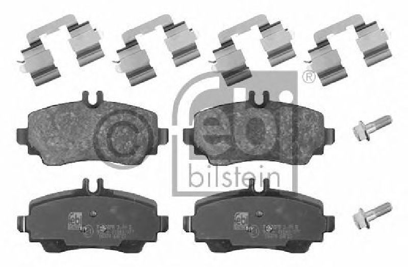 FEBI BILSTEIN 23070 - Brake Pad Set, disc brake Front Axle