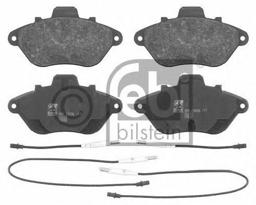 FEBI BILSTEIN 20036 - Brake Pad Set, disc brake Front Axle