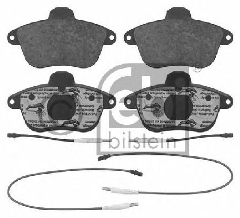 FEBI BILSTEIN 21507 - Brake Pad Set, disc brake Front Axle