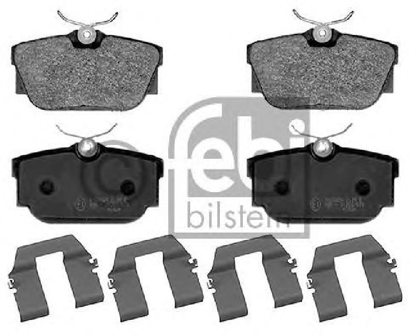 FEBI BILSTEIN 23224 - Brake Pad Set, disc brake Rear Axle