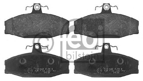 FEBI BILSTEIN 20861 - Brake Pad Set, disc brake Front Axle