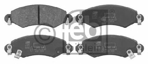 FEBI BILSTEIN 23254 - Brake Pad Set, disc brake Front Axle