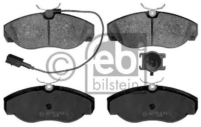 FEBI BILSTEIN 23602 - Brake Pad Set, disc brake Front Axle