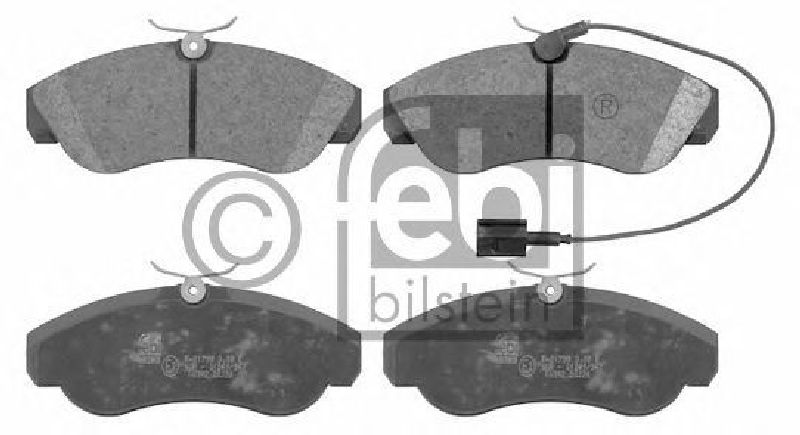 FEBI BILSTEIN 23603 - Brake Pad Set, disc brake Front Axle FIAT