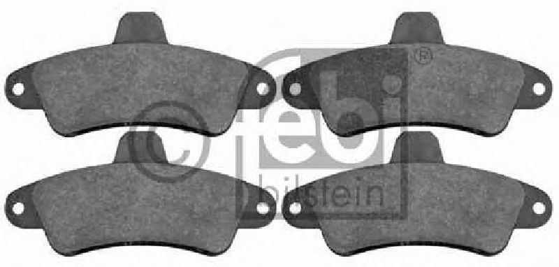 FEBI BILSTEIN 21586 - Brake Pad Set, disc brake Rear Axle