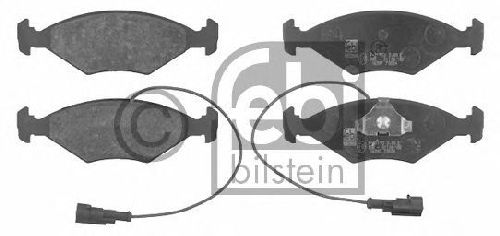 FEBI BILSTEIN 21963 - Brake Pad Set, disc brake Front Axle FIAT